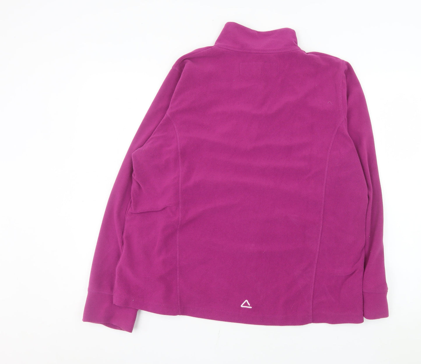 Dare 2B Womens Purple Fleece Pullover Sweatshirt Size 18 1/2 Zip