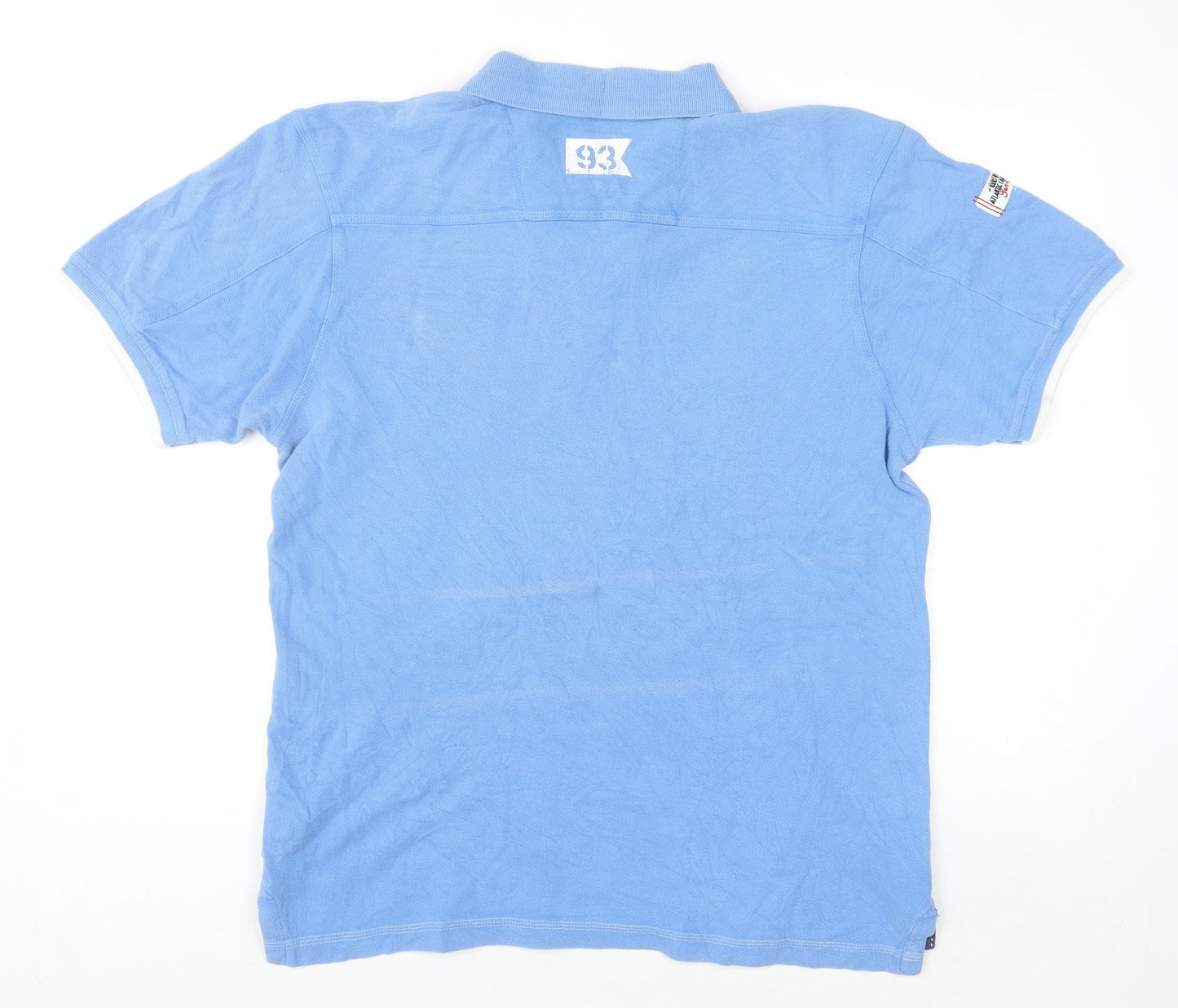 Crew 93 Men's Blue 2XL Atlantic Challenge Polo Shirt