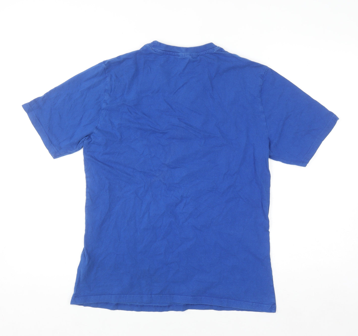 Looney Tunes Men's Blue Yosemite Sam Graphic T-Shirt Medium