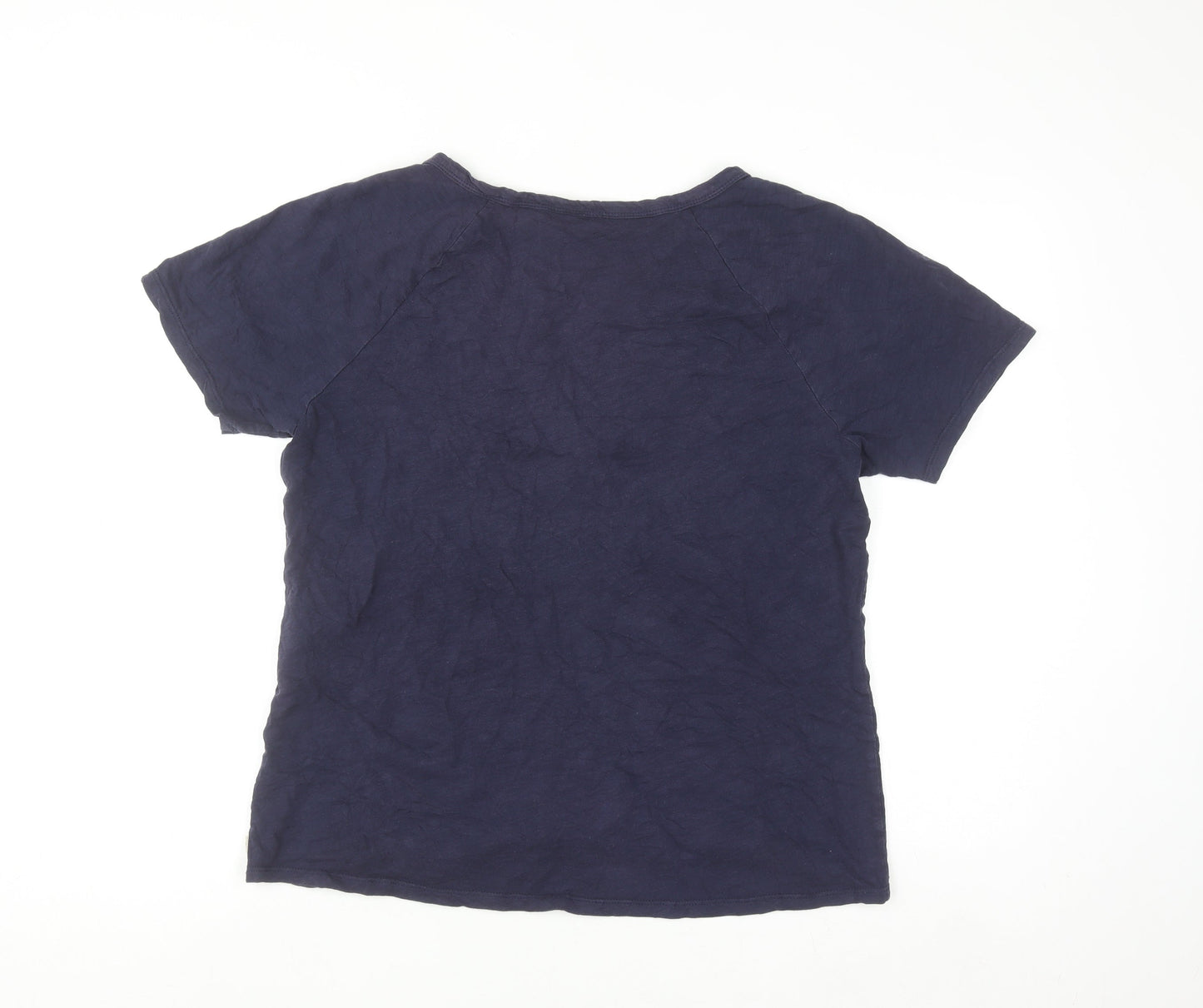 Levi's Men's Blue Cotton V-Neck Short Sleeve T-Shirt Size L