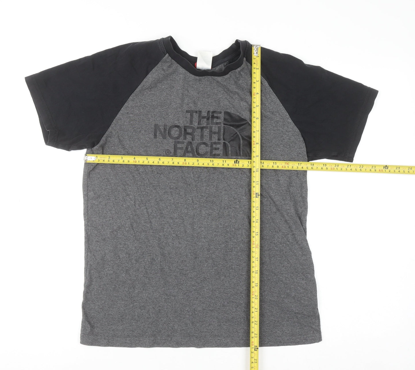 The North Face Men's Grey Short Sleeve Crew Neck Cotton T-Shirt Size S