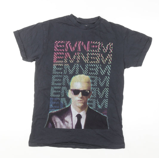 Eminem Women's Black XS Graphic Music T-Shirt 100% Cotton