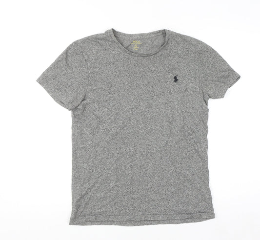 Polo Ralph Lauren Men's Grey Small Custom Fit Crew Neck T-Shirt