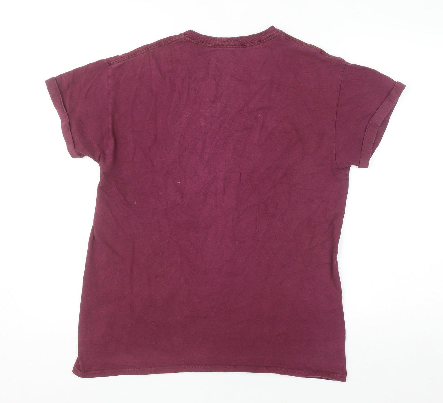 River Island Men's Red New York Graphic Print Cotton T-Shirt Medium