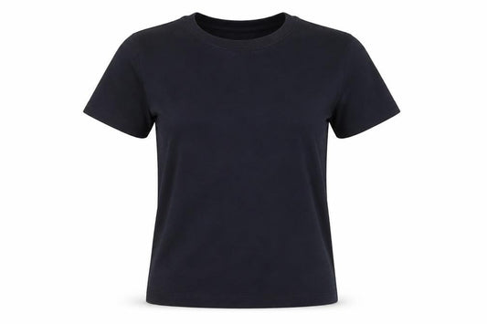Front view of Norse Projects Women's Black XS Basic Cotton Short Sleeve T-Shirt
