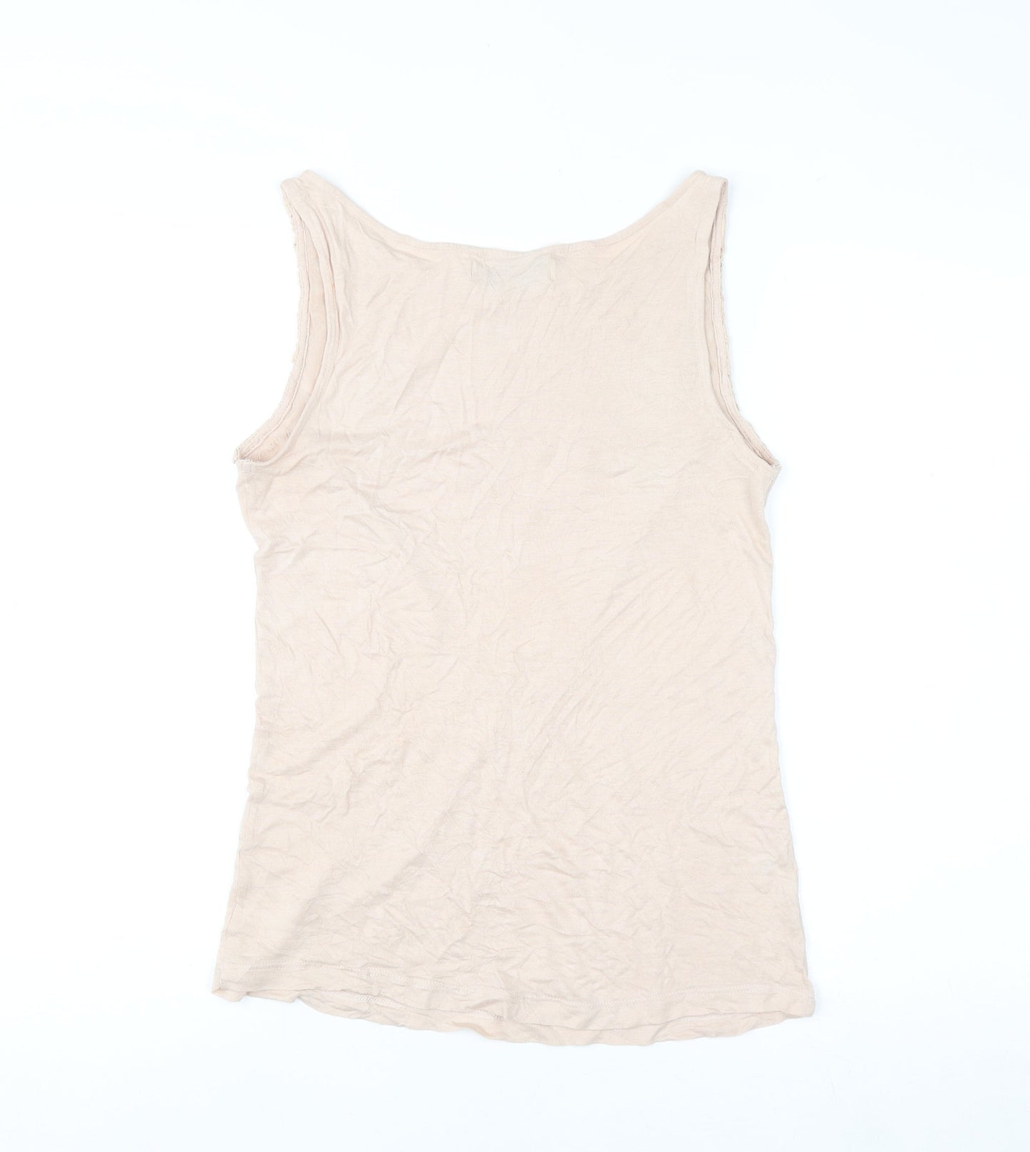 LOFT Women's Beige Lace Camisole Tank Top Size M Regular Summer