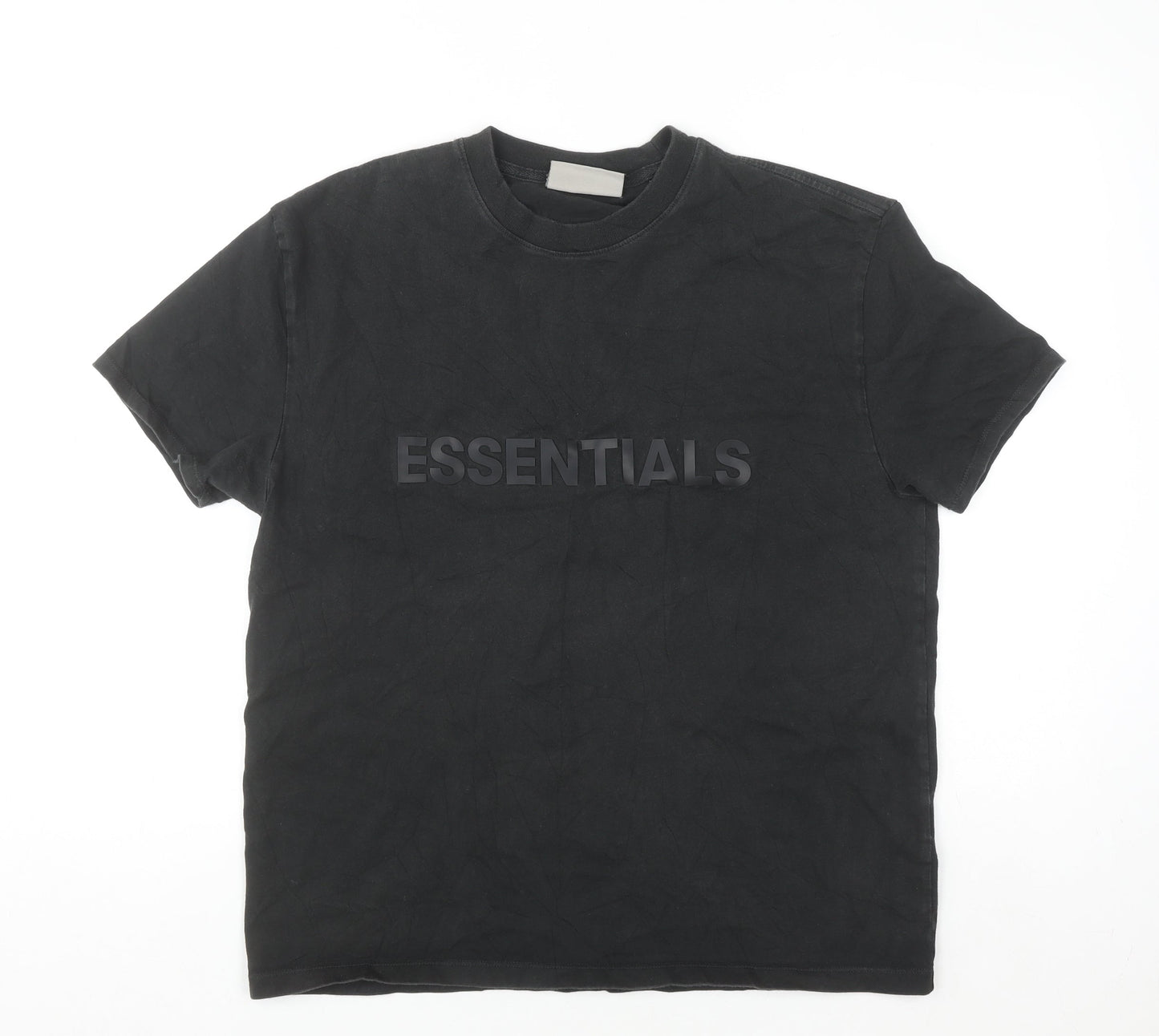 Fear of God Essentials Black Women's XS Relaxed Cotton T-Shirt