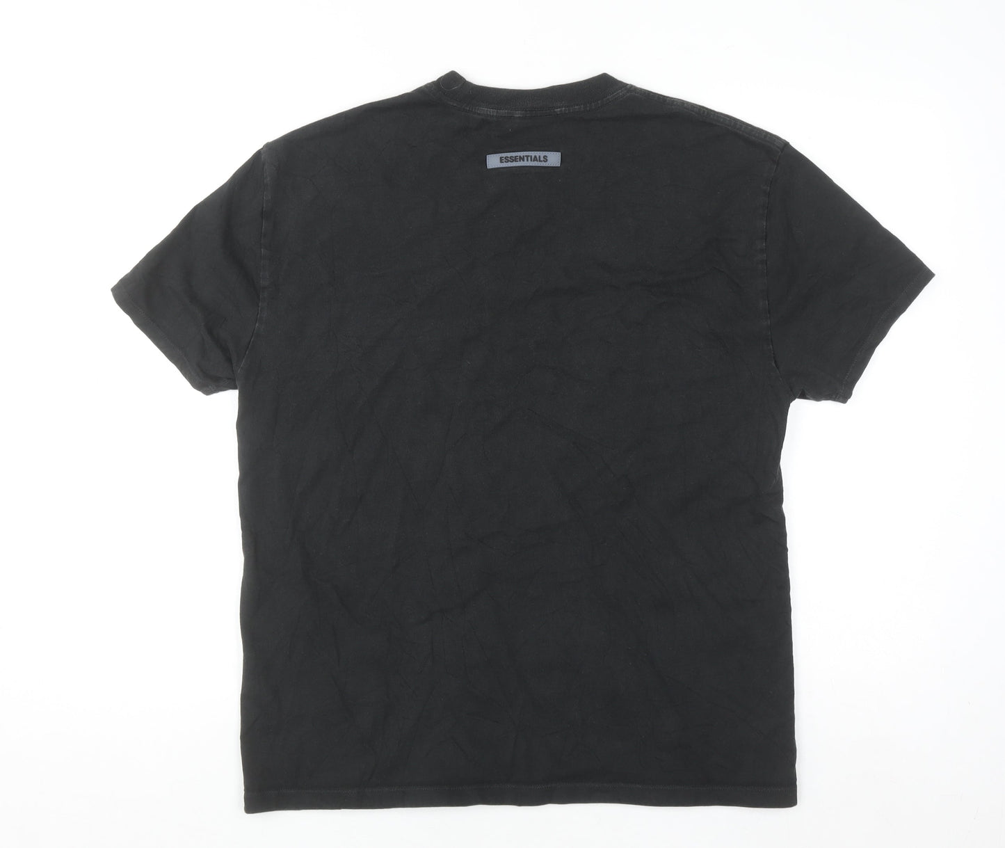 Fear of God Essentials Black Women's XS Relaxed Cotton T-Shirt