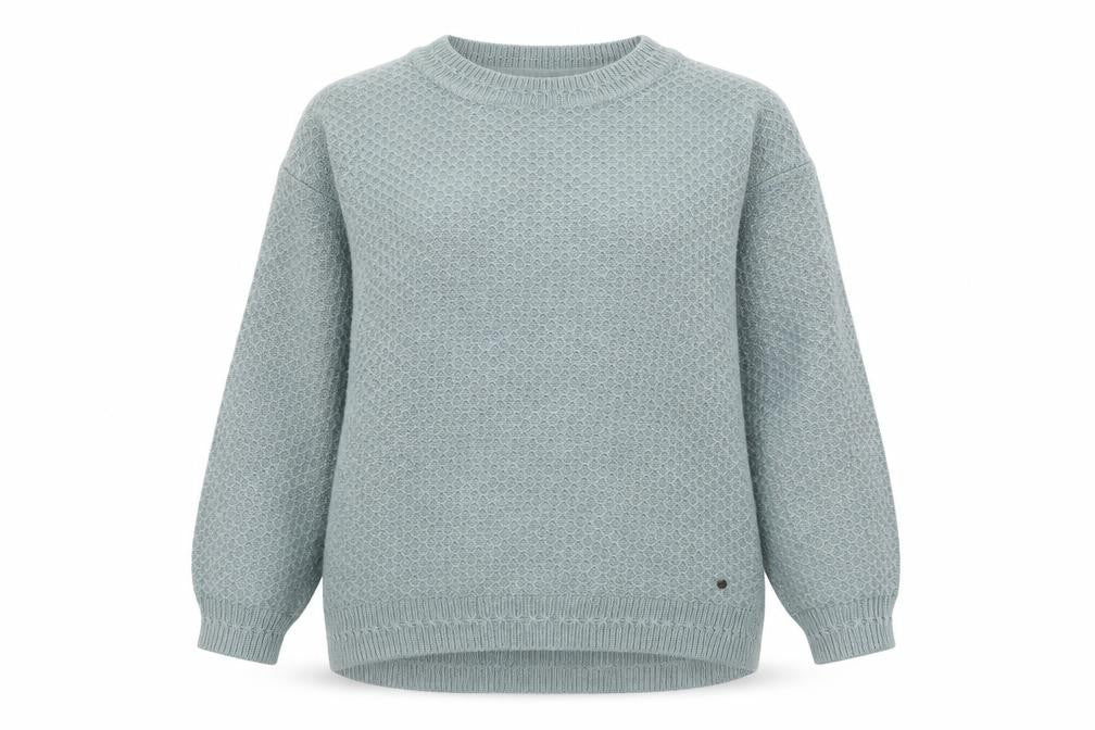 Fat Face Women's Blue Crew Neck Knit Jumper Size 10