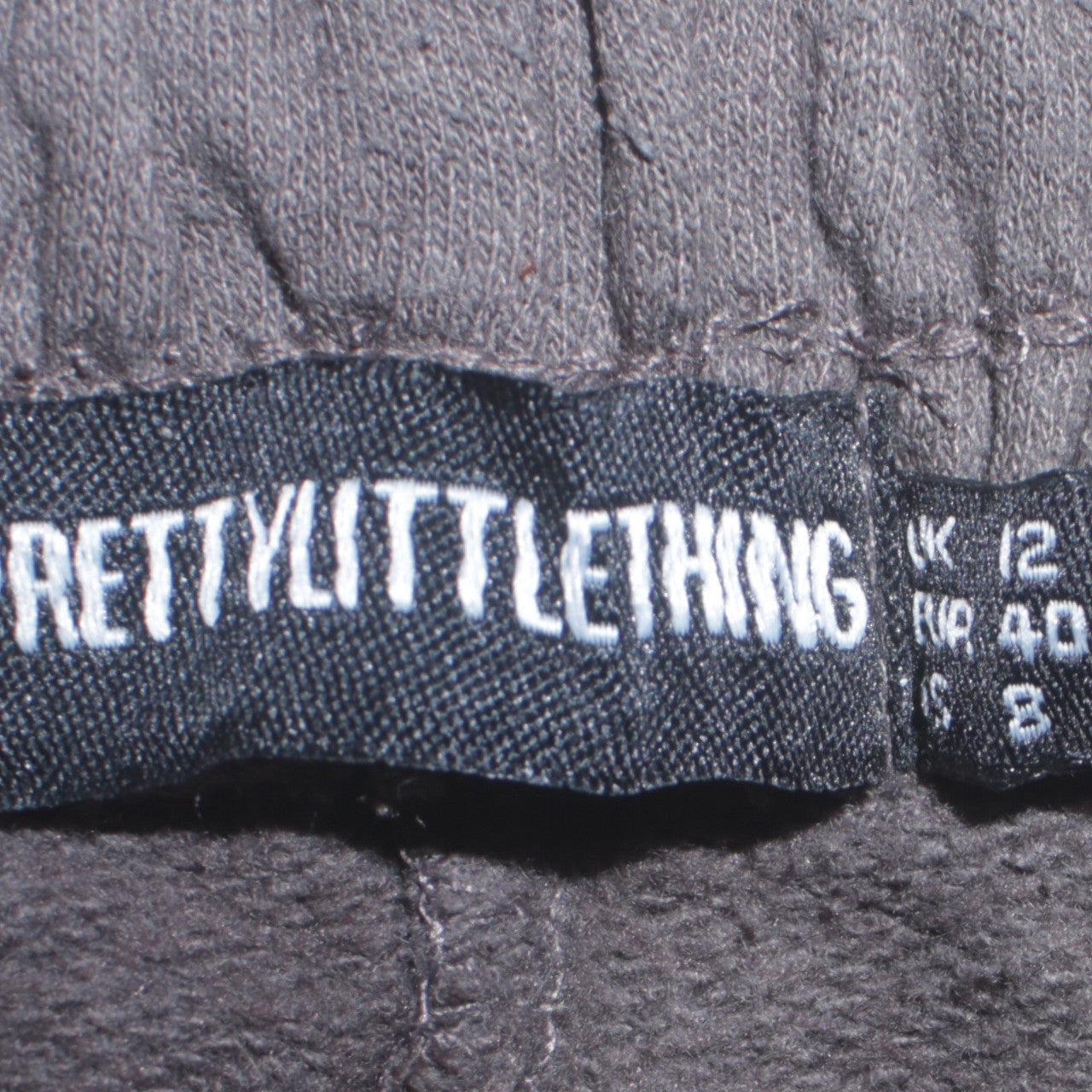 PrettyLittleThing Women Brown Jersey Wide-Leg Sweatpants Size 12