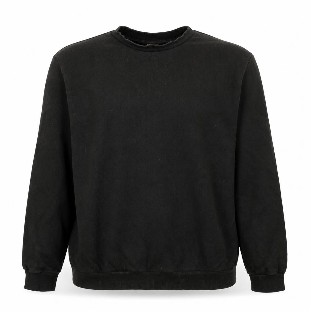Puma Mens Black 2XL Pullover Sweatshirt Crew Neck Fleece Top