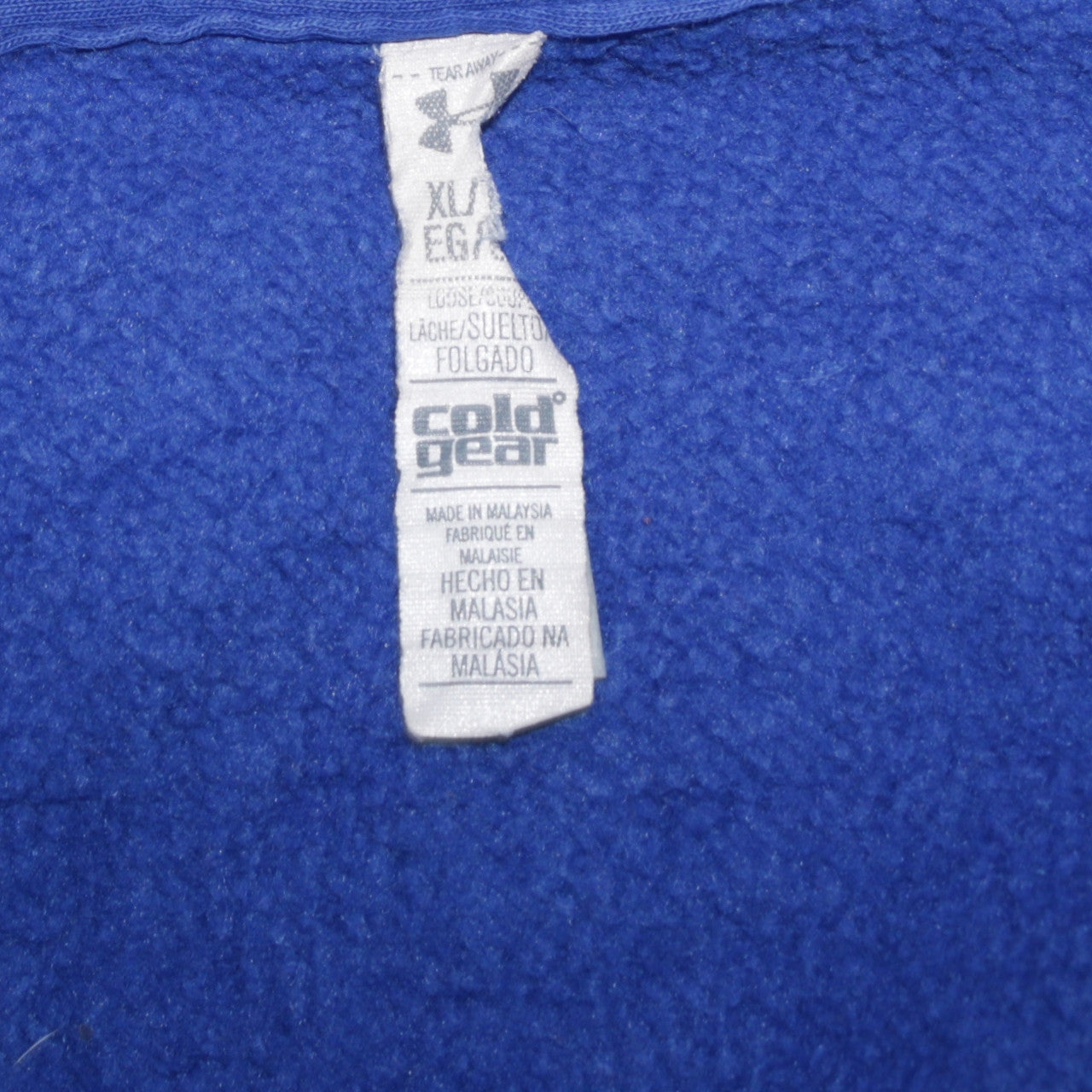 Under Armour Men's Blue XL Full Zip ColdGear Hoodie