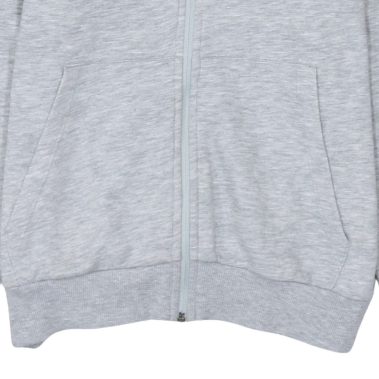 Puma Women Grey Full Zip Hoodie UK 14 Cotton Blend Casual Sportswear