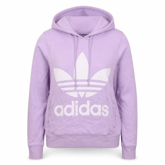 Adidas Womens Lilac Hooded Pullover Sweatshirt Size XS