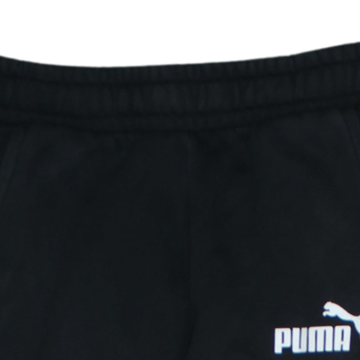 Puma Boys Black Jogger Trousers 11-12 Years Regular Fit Fleece Sweatpants