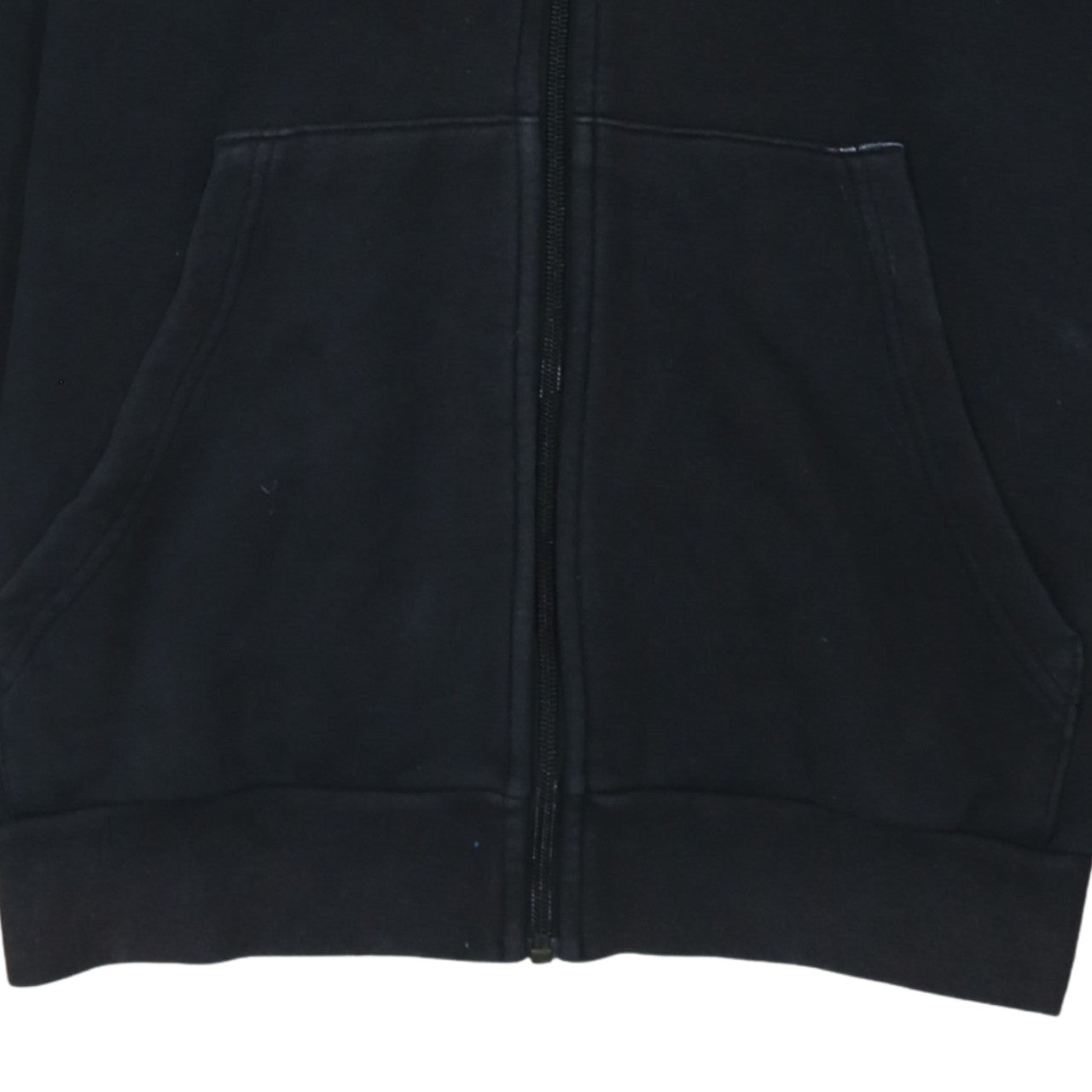 Adidas Teens Black Full Zip Hoodie XL Logo Sportswear