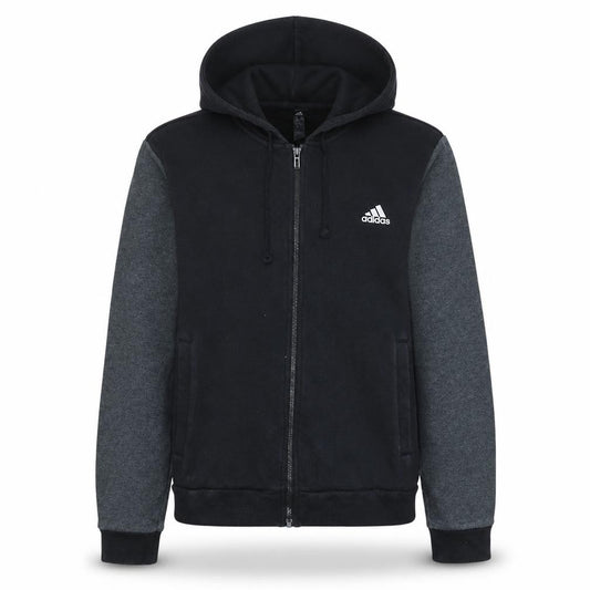Adidas Men's Black Full Zip Hoodie Small Regular Fit