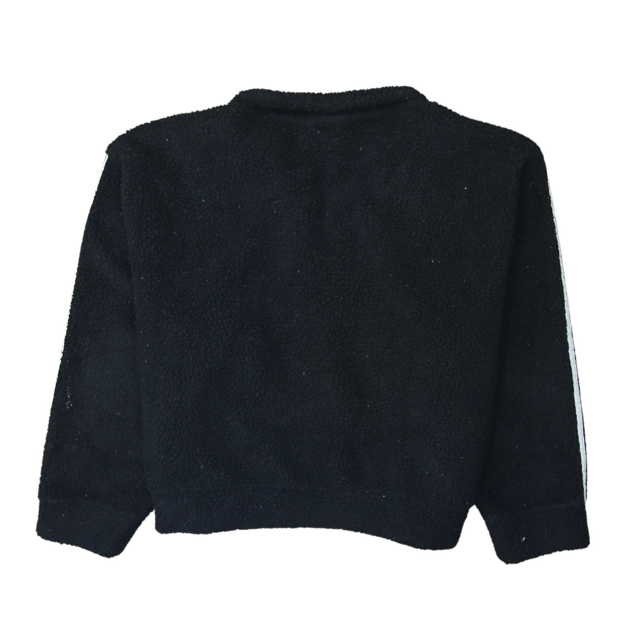 Adidas Womens Black M 1/2 Zip Fleece Sweatshirt Pullover