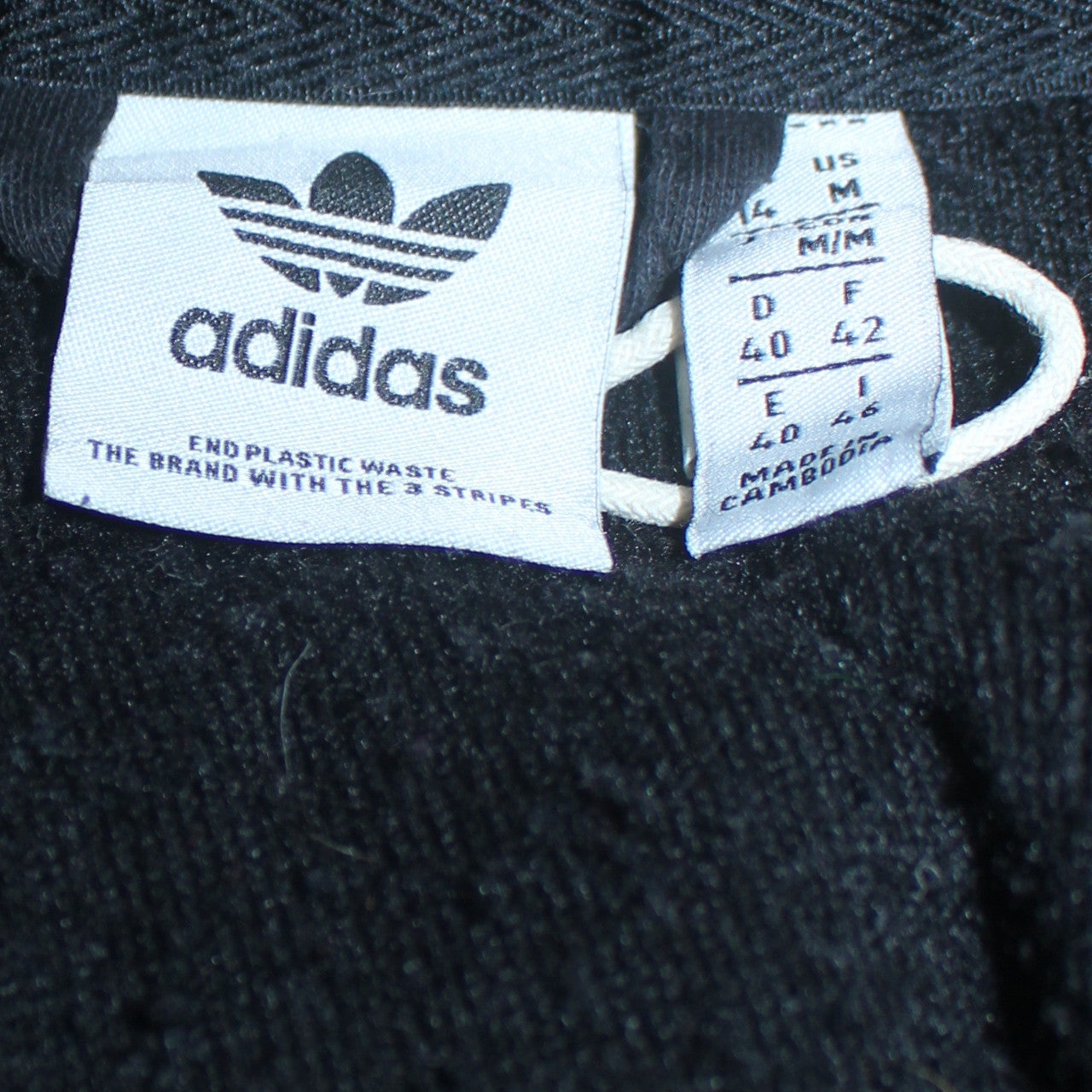 Adidas Womens Black M 1/2 Zip Fleece Sweatshirt Pullover