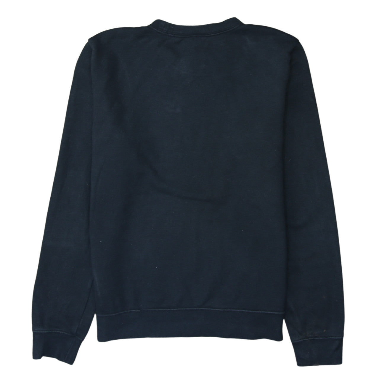 Nike Men's Black Small Crew Neck Pullover Logo Sweatshirt