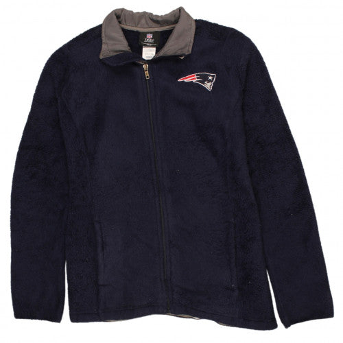 NFL Team Apparel Girls Blue Fleece Zip Jacket Size 14 Teens