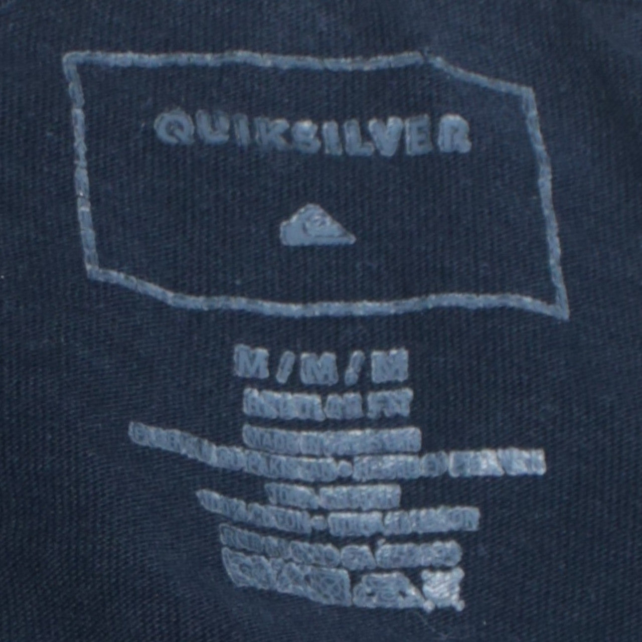 Quiksilver Men's Blue Short Sleeve Cotton Graphic T-Shirt M