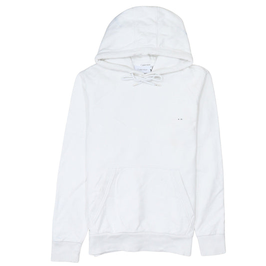 Calvin Klein Men's White Pullover Hoodie Size S