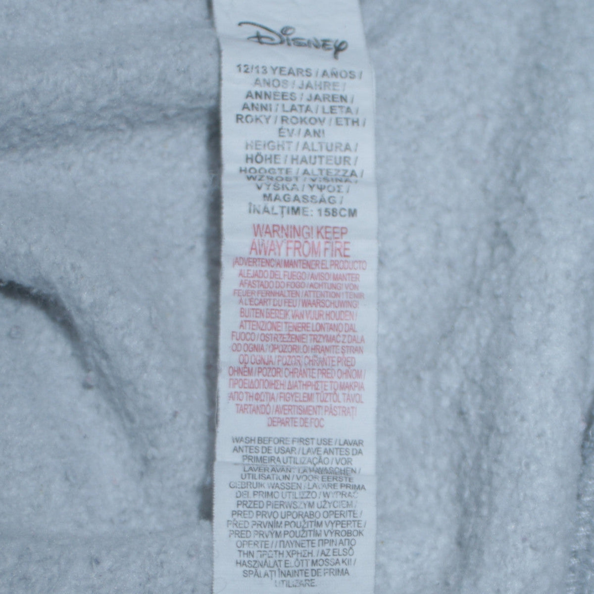 Disney at Primark Girls Grey Stitch Christmas Pullover Sweatshirt 12-13 Yrs