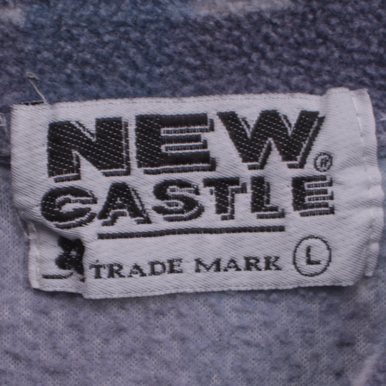 New Castle Men's Blue Check Fleece Lined Button Jacket L