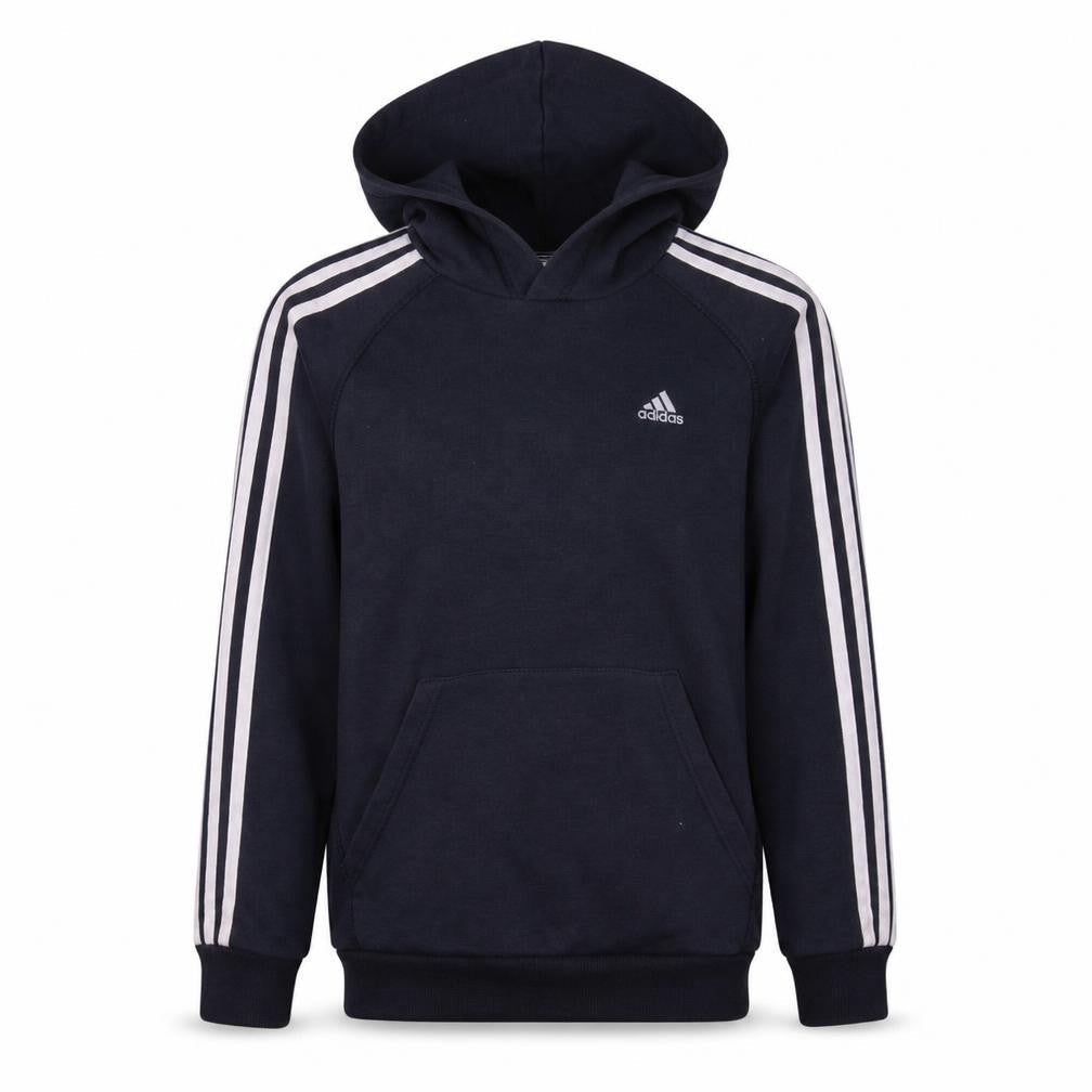 Adidas Boys Navy Blue Pullover Hoodie L Performance Essentials