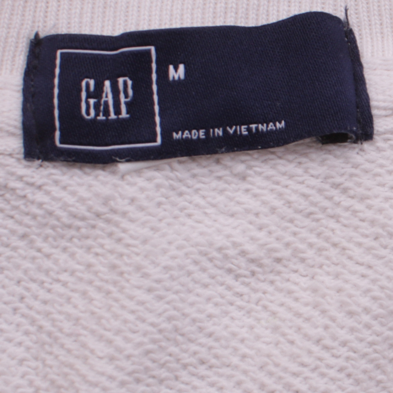 GAP Women Ivory Lace Panel Pullover Sweatshirt M