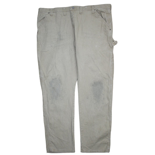 Wrangler Men's Beige Carpenter Workwear Trousers Size 44x32
