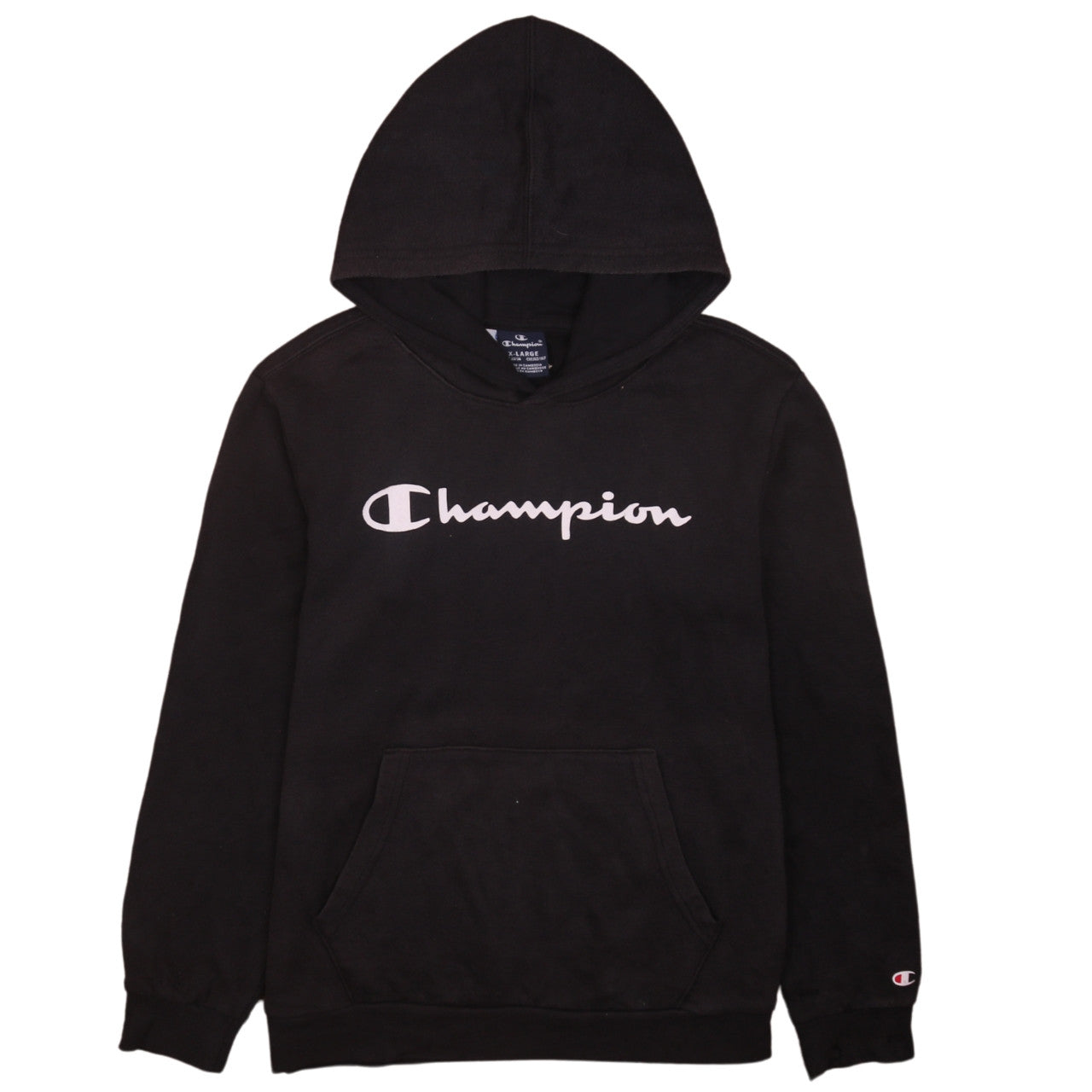 Champion Boys Black XL 13-14 Years Pullover Hoodie Sweatshirt