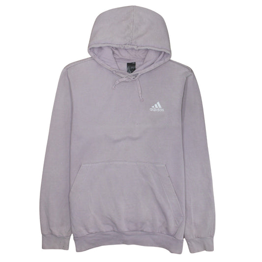 adidas Women’s Purple Pullover Hoodie Size L Fleece Casual Sportswear