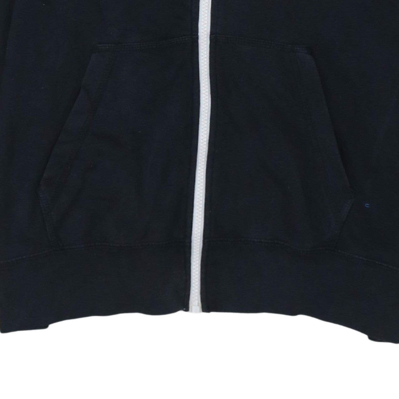 Nike Womens Black Full Zip Hoodie XL Cotton Blend Graphic Print