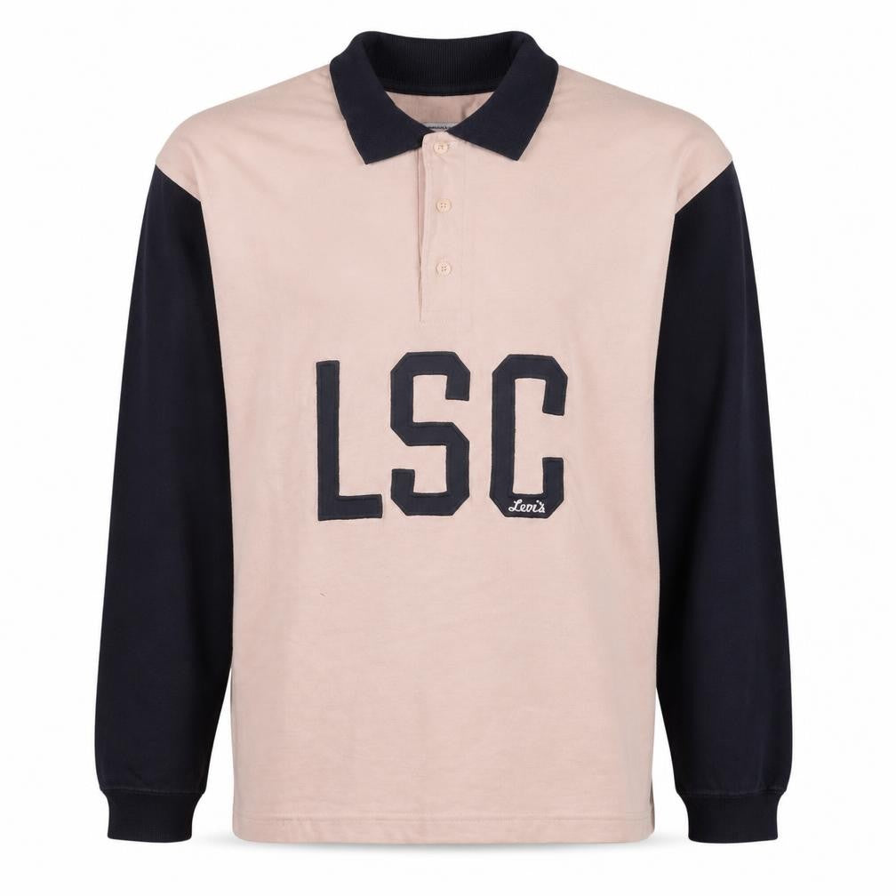 Levi's Men's Beige LSC Collared Henley Sweatshirt Size L