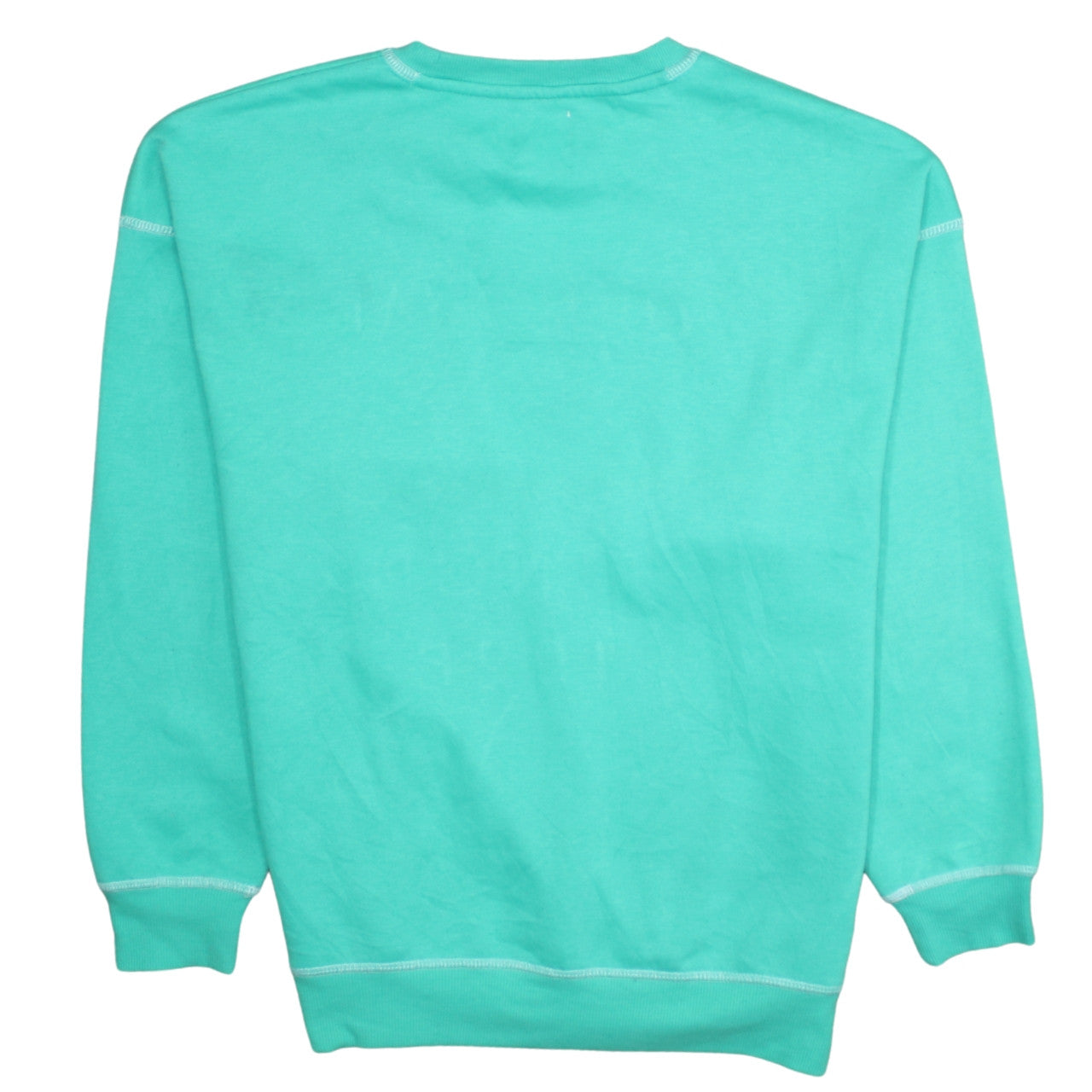 Disney at Primark Women XS Green Mickey & Pluto Pullover Sweatshirt