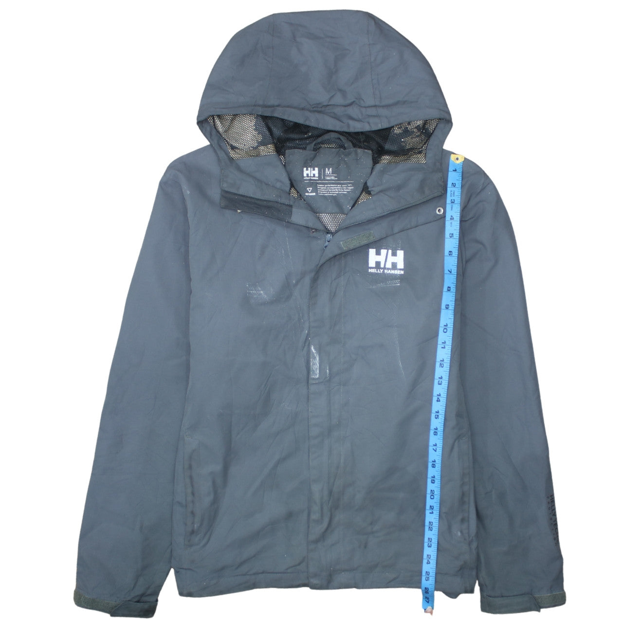 Helly Hansen Men's Black Waterproof Hooded Rain Jacket M