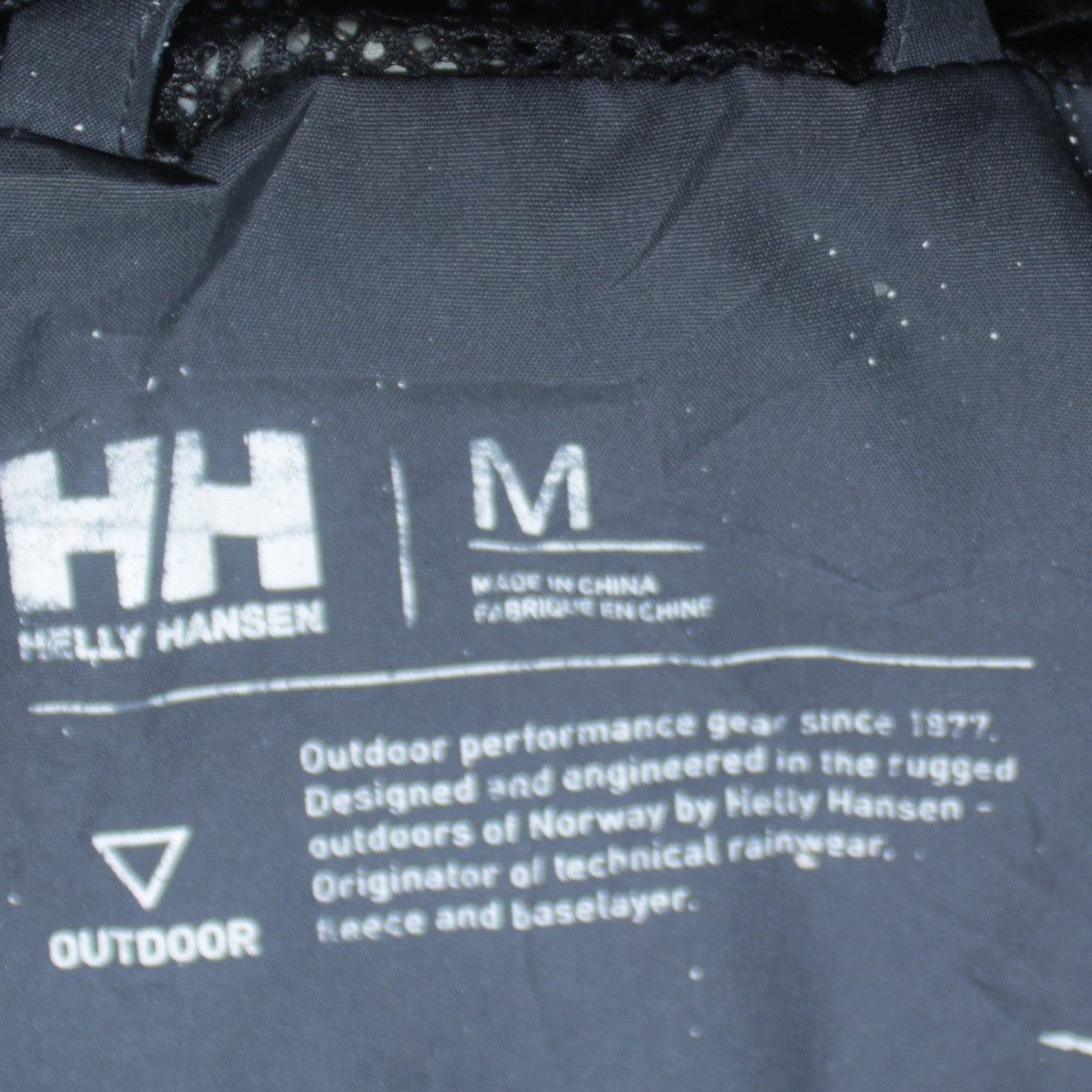 Helly Hansen Men's Black Waterproof Hooded Rain Jacket M