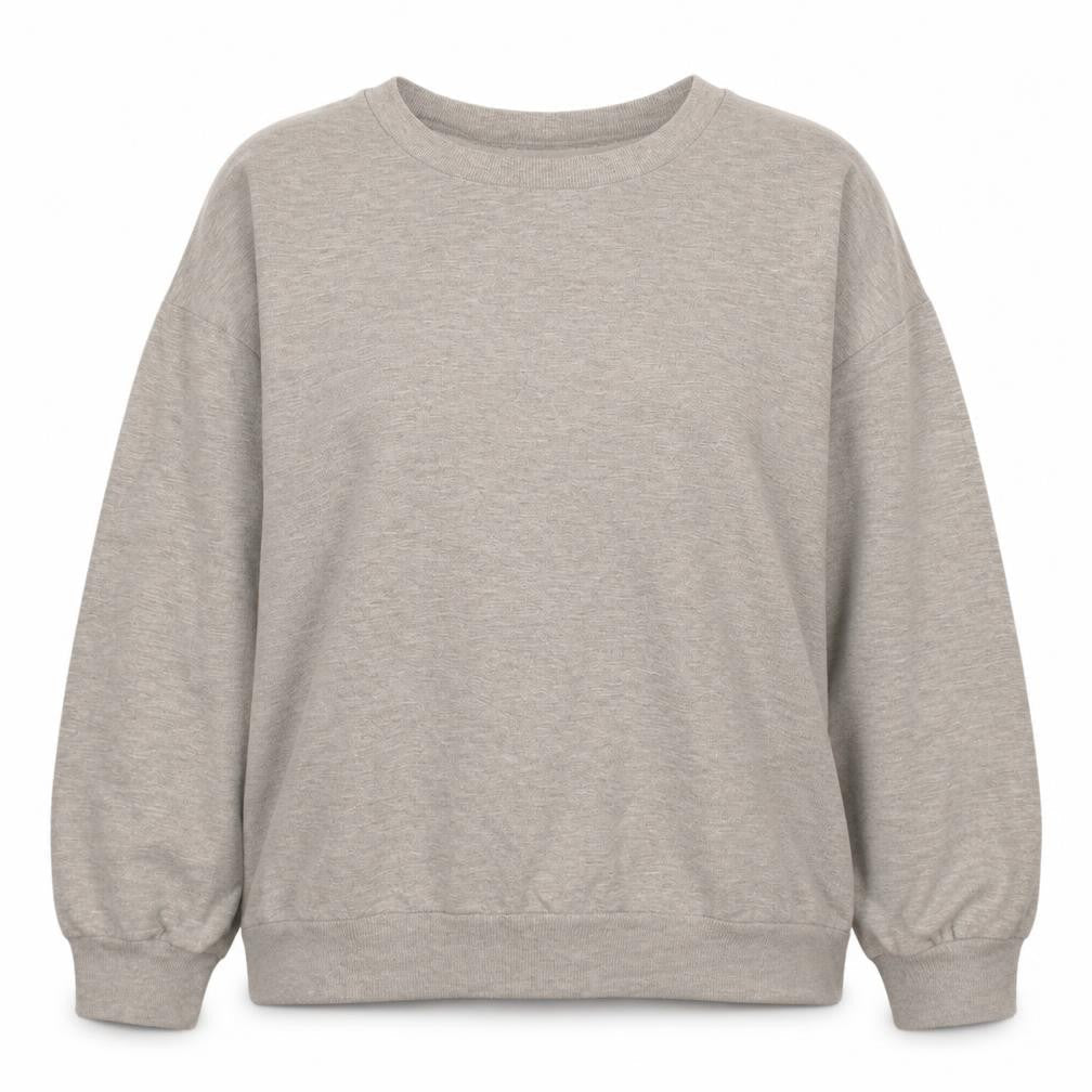 Reebok Womens Beige XL Pullover Sweatshirt Relaxed Fit