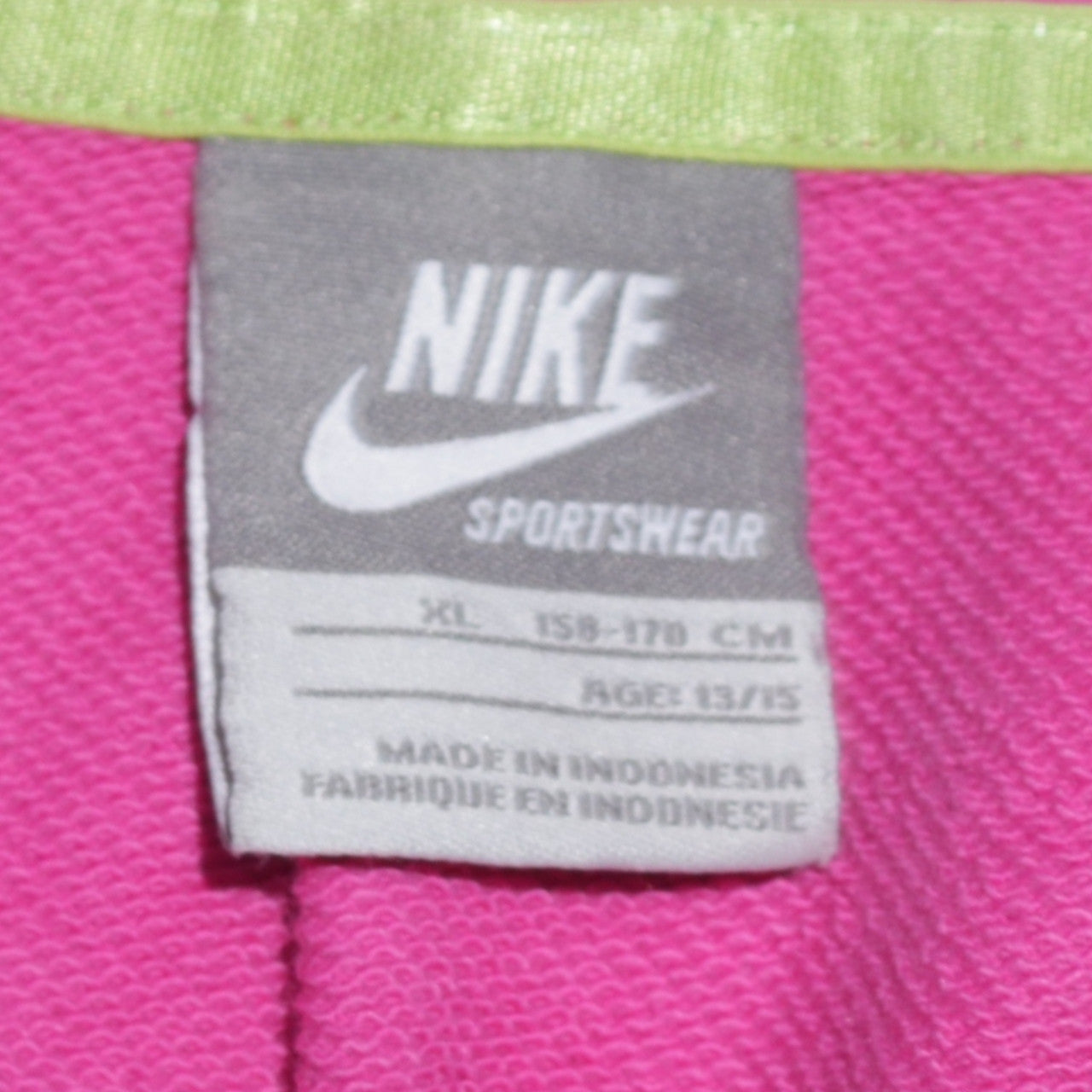 Nike Teens Pink Full Zip Hoodie XL 13-15 Years Sportswear Casual