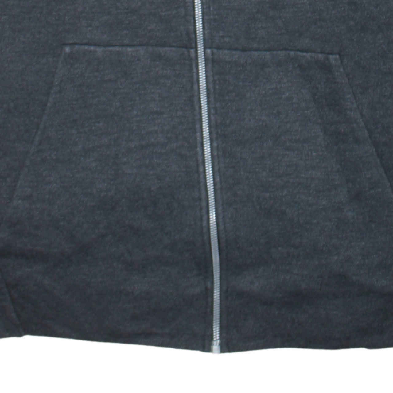 Nike Men's Grey Full Zip Hoodie XL Cotton Blend Lightweight