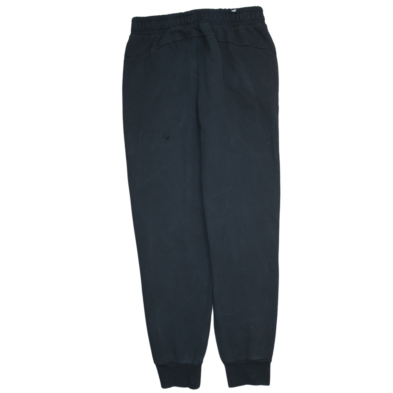 Puma Men's Black Jogger Trousers Size M Regular Fit Fleece