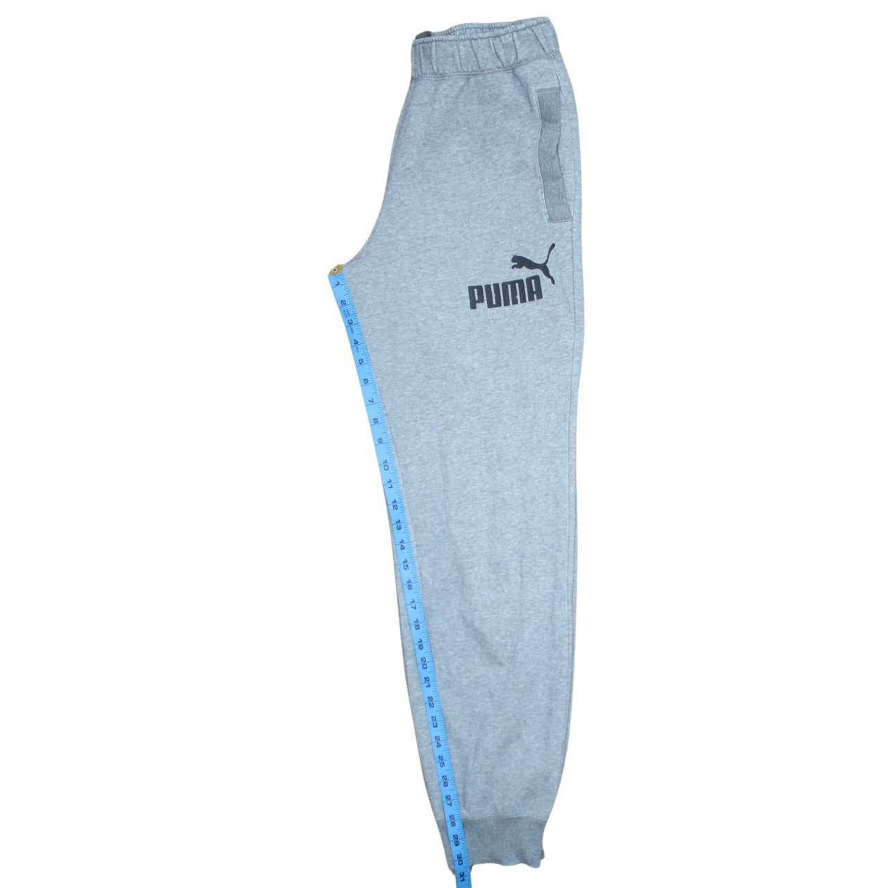 Puma Men's Grey M Jogger Sweatpants Elastic Waist Pockets