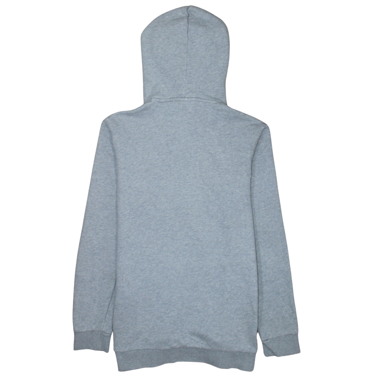 Adidas Men's Grey Pullover Hoodie Small Logo Sports Fleece Sweatshirt