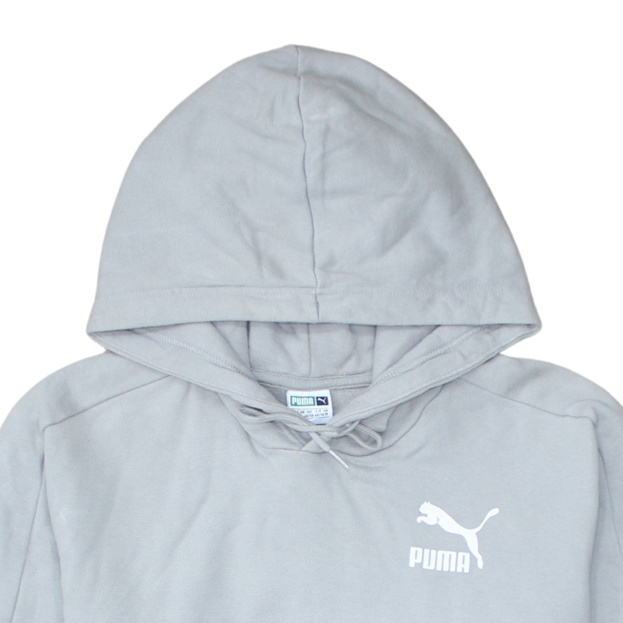 Puma Men's Grey Pullover Hoodie Size M Sportswear