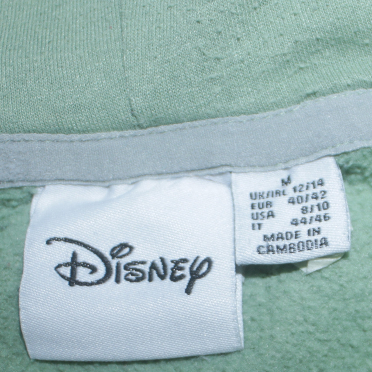 Disney Womens Green The Lion King Pullover Hoodie Size M 12/14