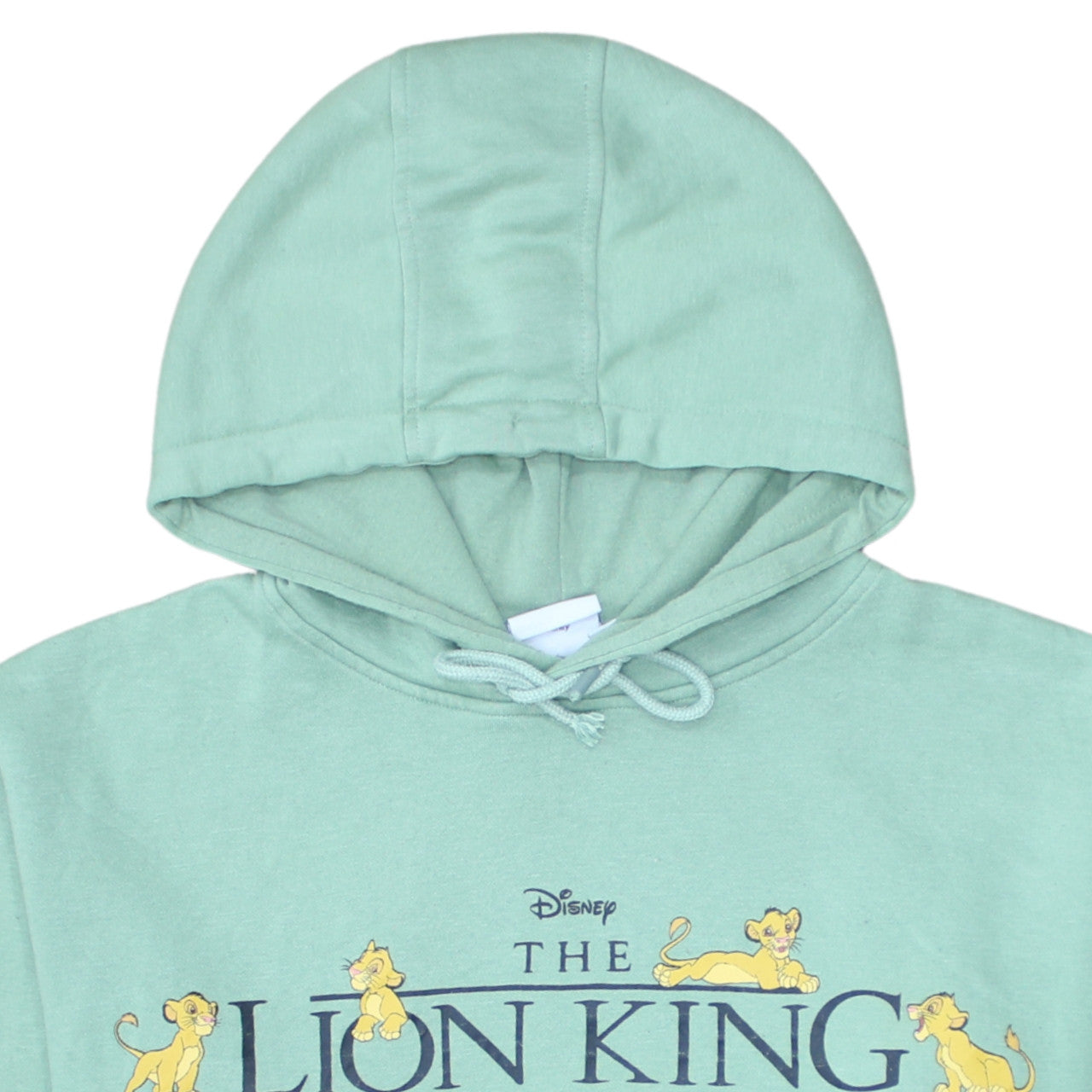 Disney Womens Green The Lion King Pullover Hoodie Size M 12/14