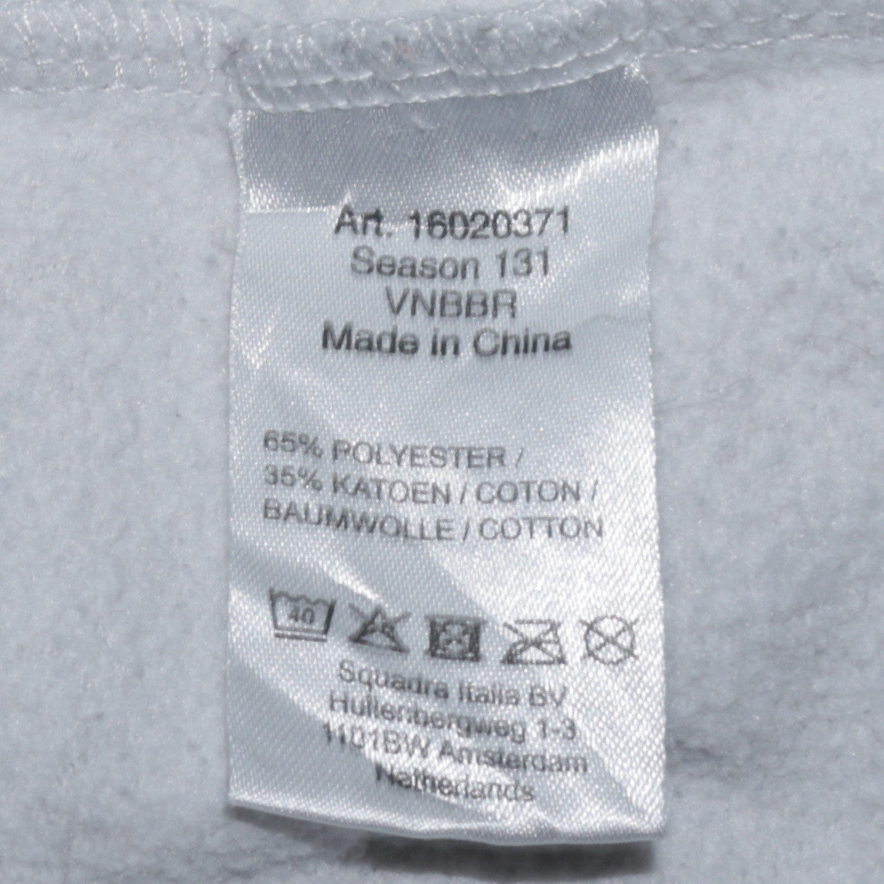 Lotto Men's White Full Zip Hoodie Size L Sports Fleece Sweatshirt