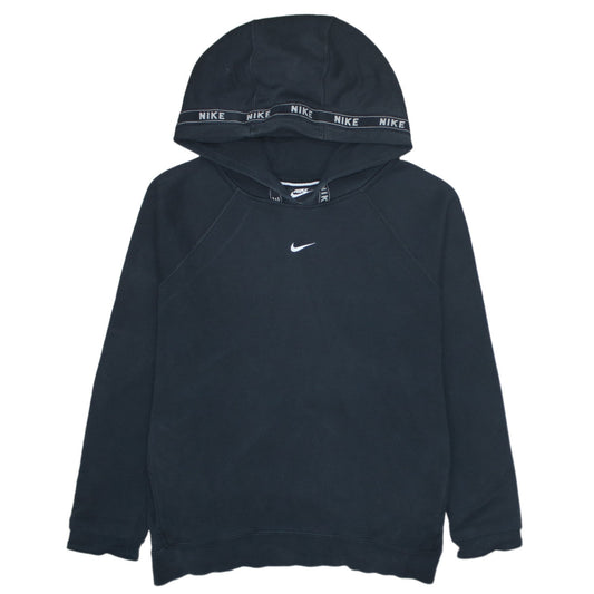 Nike Men's Black Pullover Hoodie M Logo Sportswear Fleece